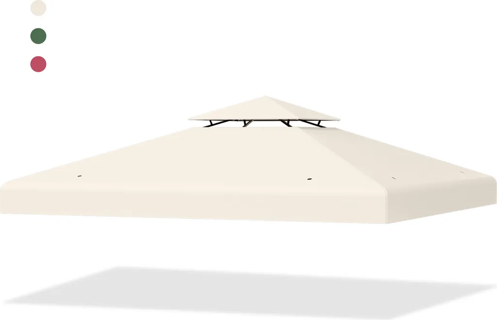 Réparez votre tonnelle avec ce toit de rechange 3x3m beige aéré
