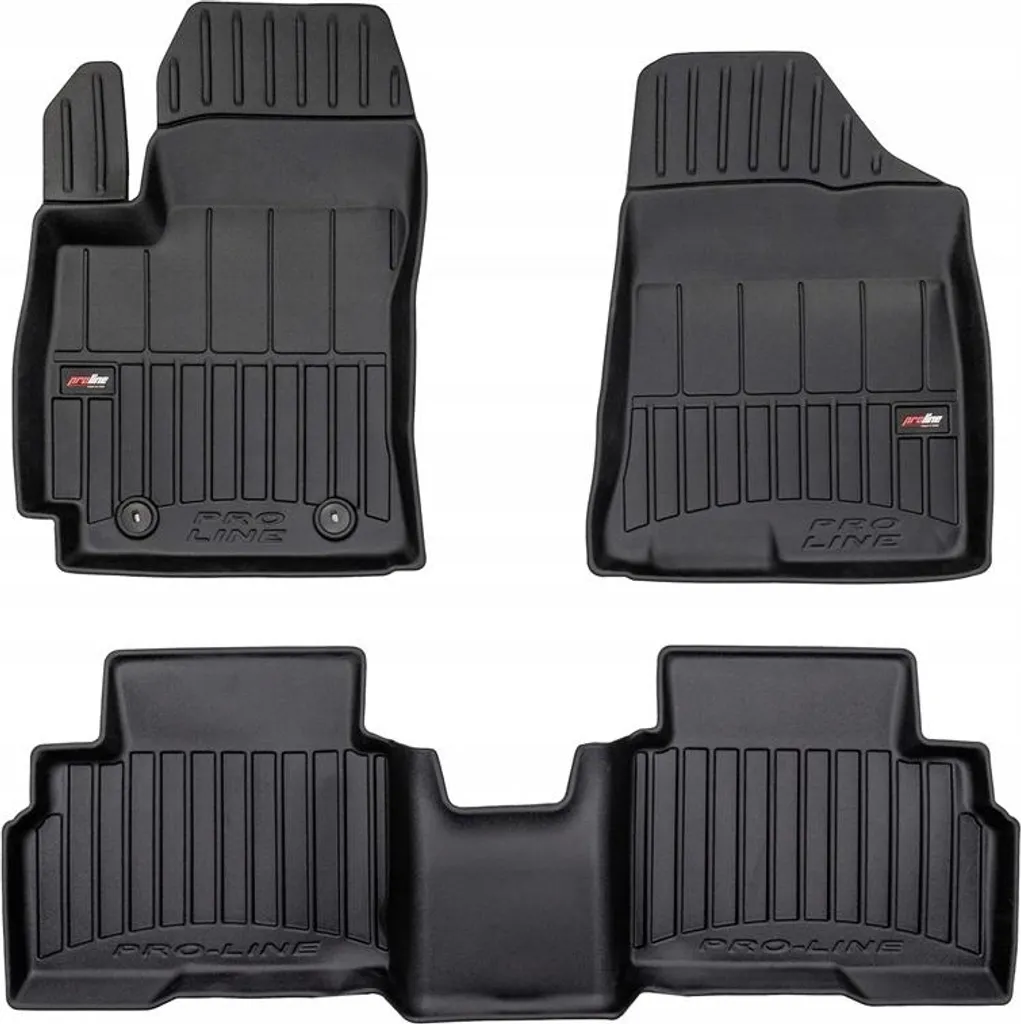 Tappetini Hyundai Kona N-Line (SX2) HEV neri velours con logo