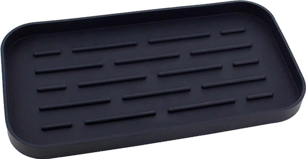 Abtropfmatte Silikon, Seifenkiste Spülbecken-Organizer für Produktbild 