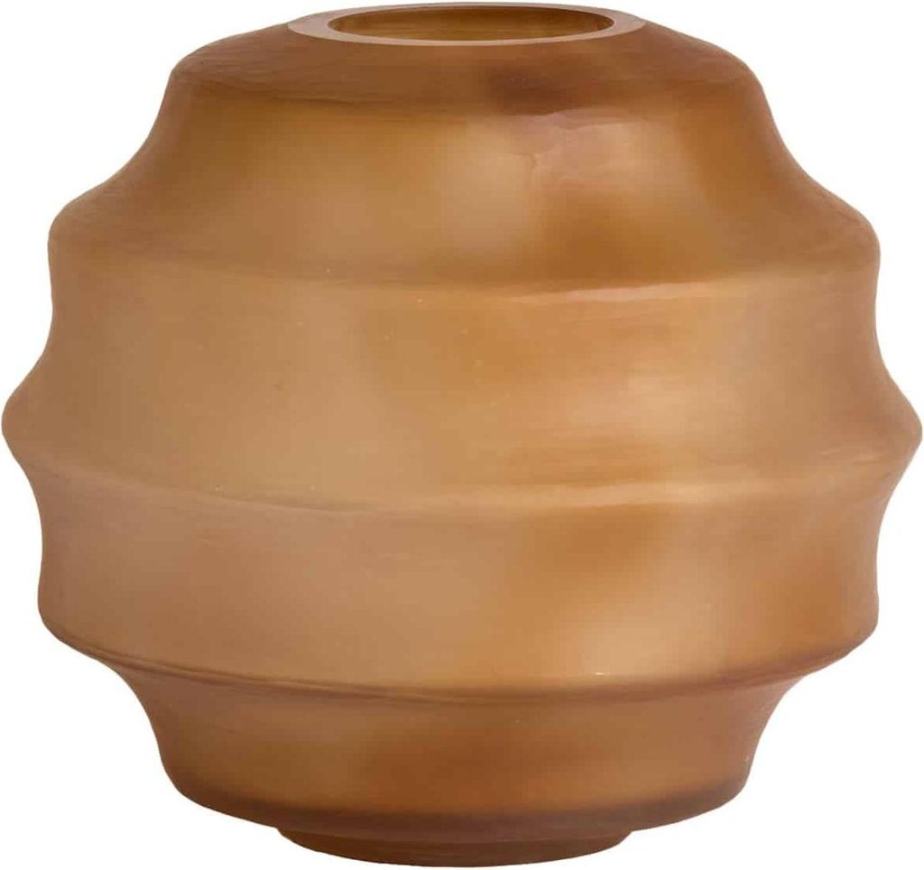 Light & Living - Vase Nayoro - Bernsteinbraun - Ø32,5x29cm