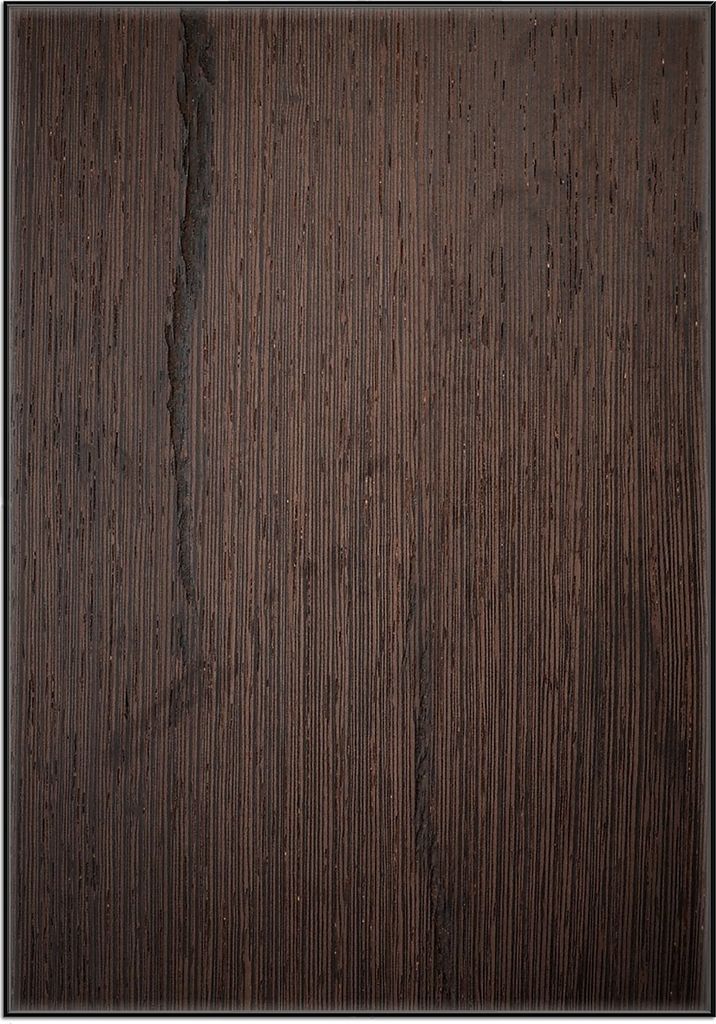 Wallario Wandbild Holz-Optik Textur dunkelbraunes Holz, Produktbild 