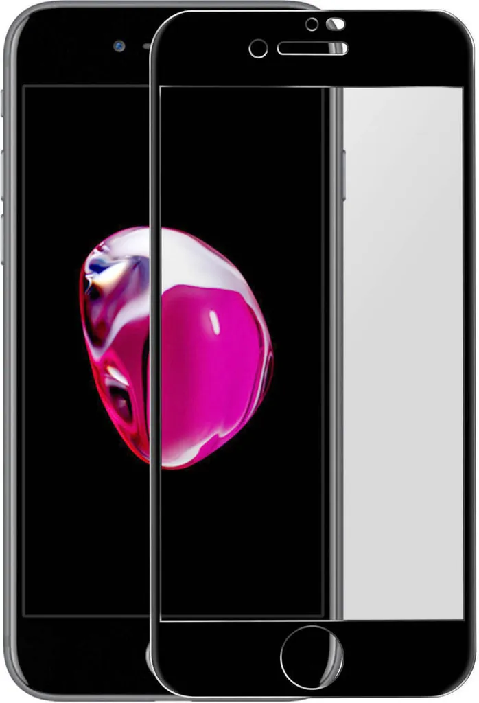 Proteggi Schermo iPhone 7 Plus / 8 Plus - Vetro Temperato Elegante Nero