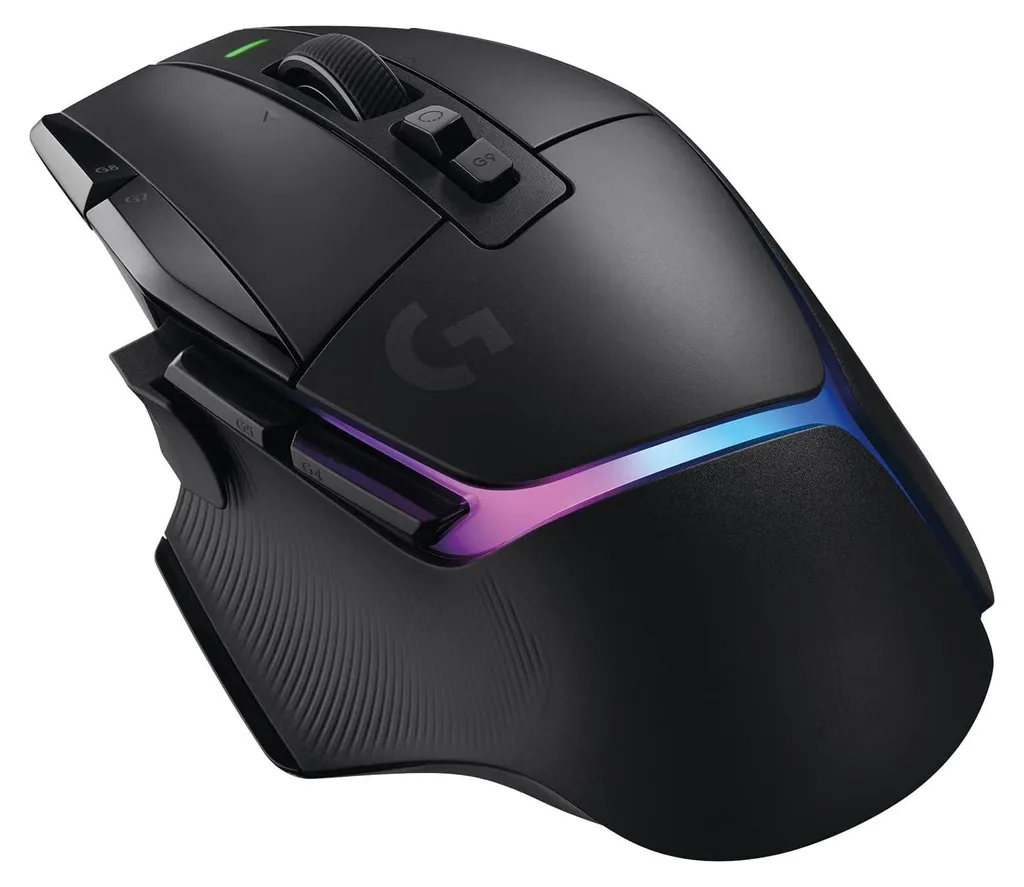Souris sans fil Logitech G G502 X PLUS idéale pour gaming et MMO