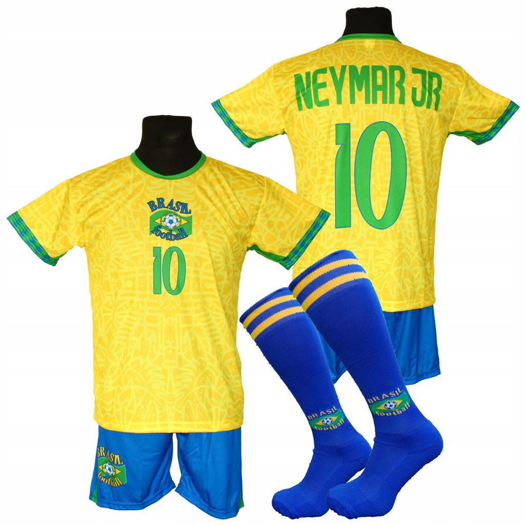 NEYMAR JR Sportset Fußballtrikot BRASILIEN - BG 134 Produktbild 