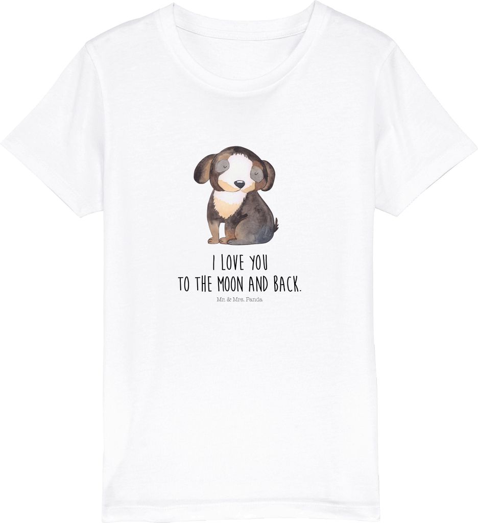 Mr. & Mrs. Panda Kleinkinder T-Shirt Hund Entspannen 7-8 Produktbild 