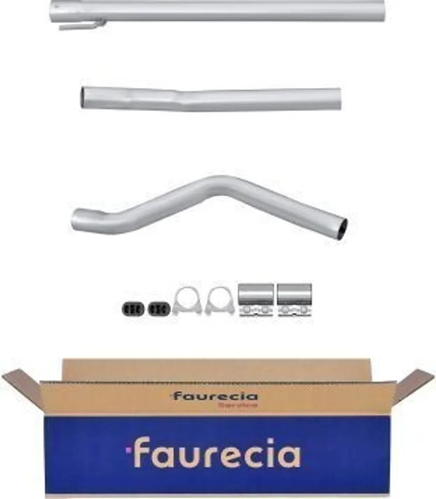 Tuyau d'échappement central HELLA 8LA en acier renforcé - OE 5854296