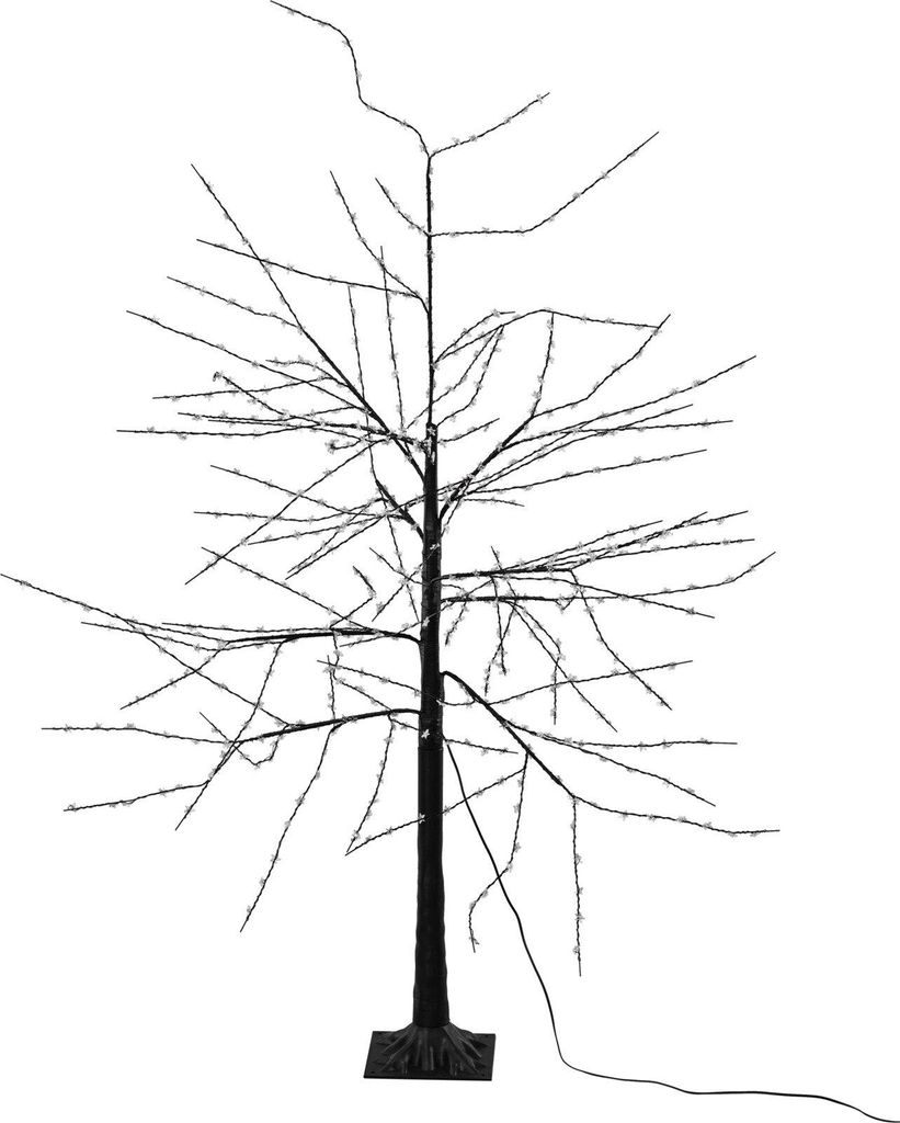 ECD Germany LED-Baum 150 cm mit 600 warmweißen LEDs, Produktbild 