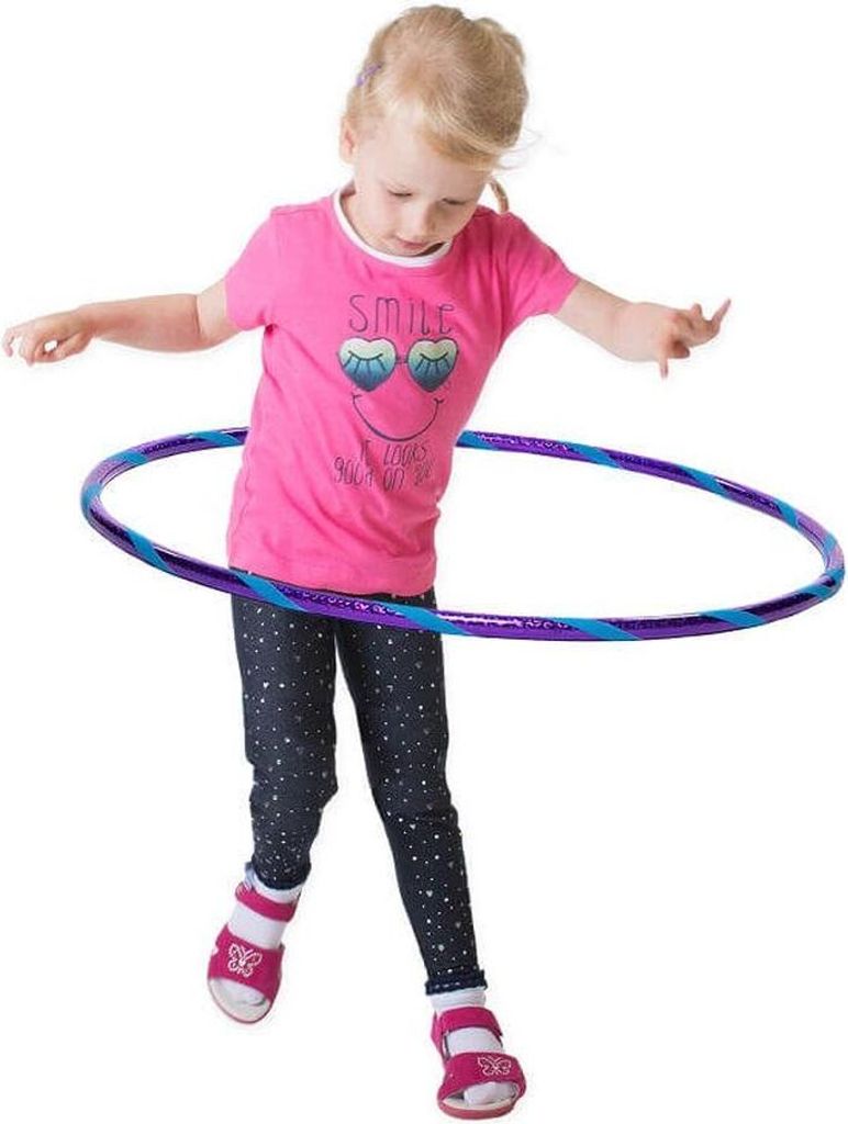 Funny Kinder Hula Hoop, Ø80cm, Violett-Blau