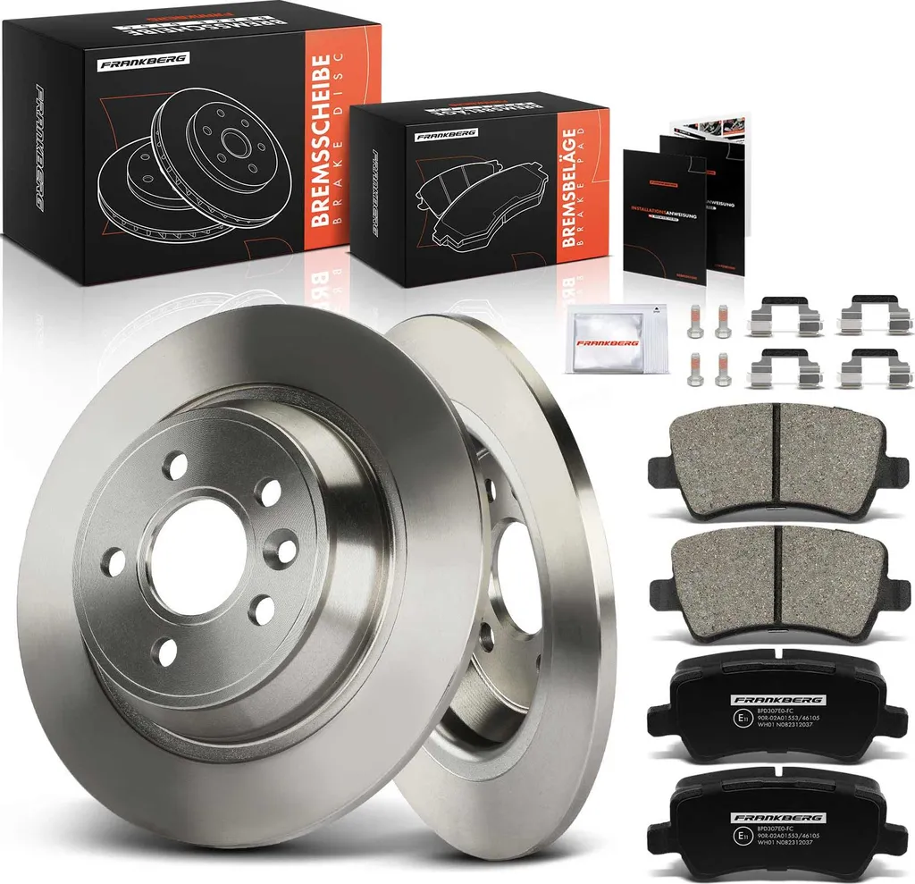 Kit Freinage Arrière Complet pour Ford S-Max et Volvo : Disques + Plaques