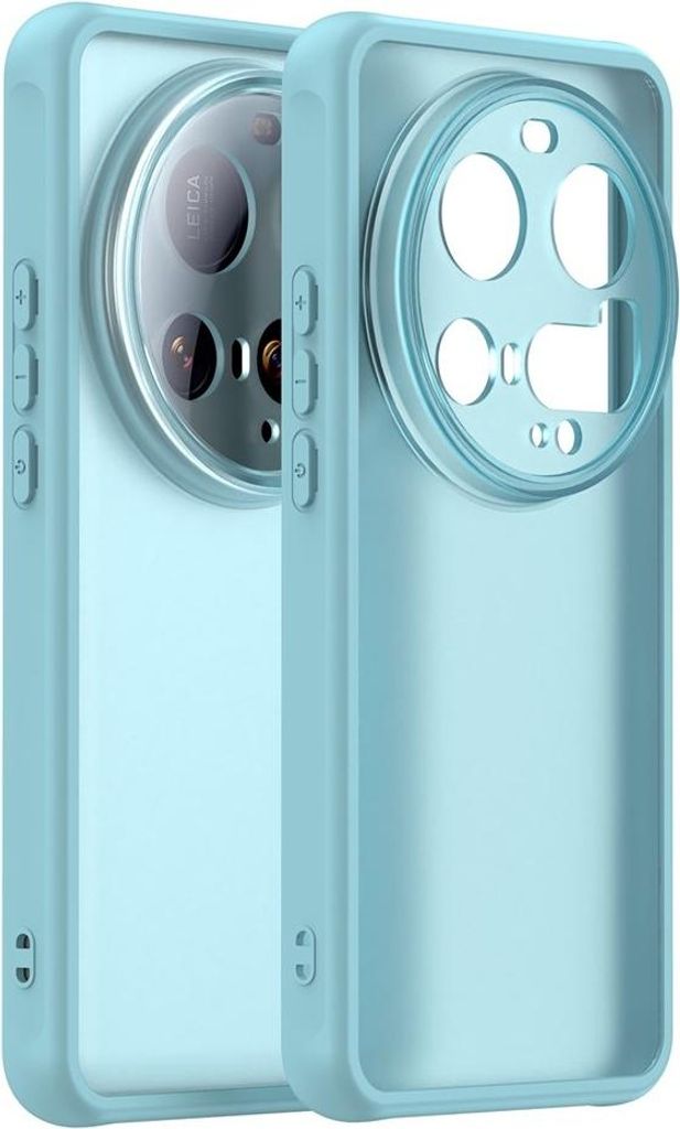 Hülle für Xiaomi 15 Ultra - Phonesta AirFrost Semi-Transparent Back Cover - Eisblau matt