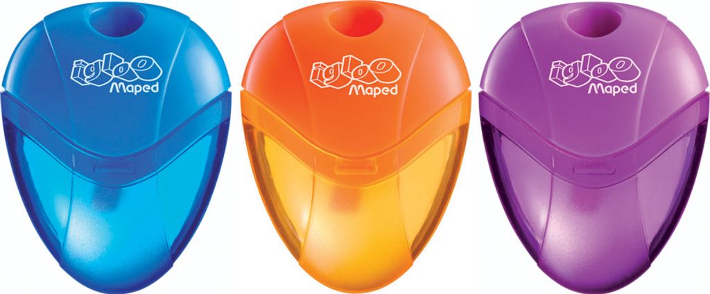 Maped Spitzdose i gloo farbig sortiert für Rechtshänder