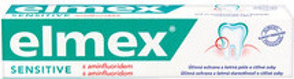 A close-up view of a toothpaste box.