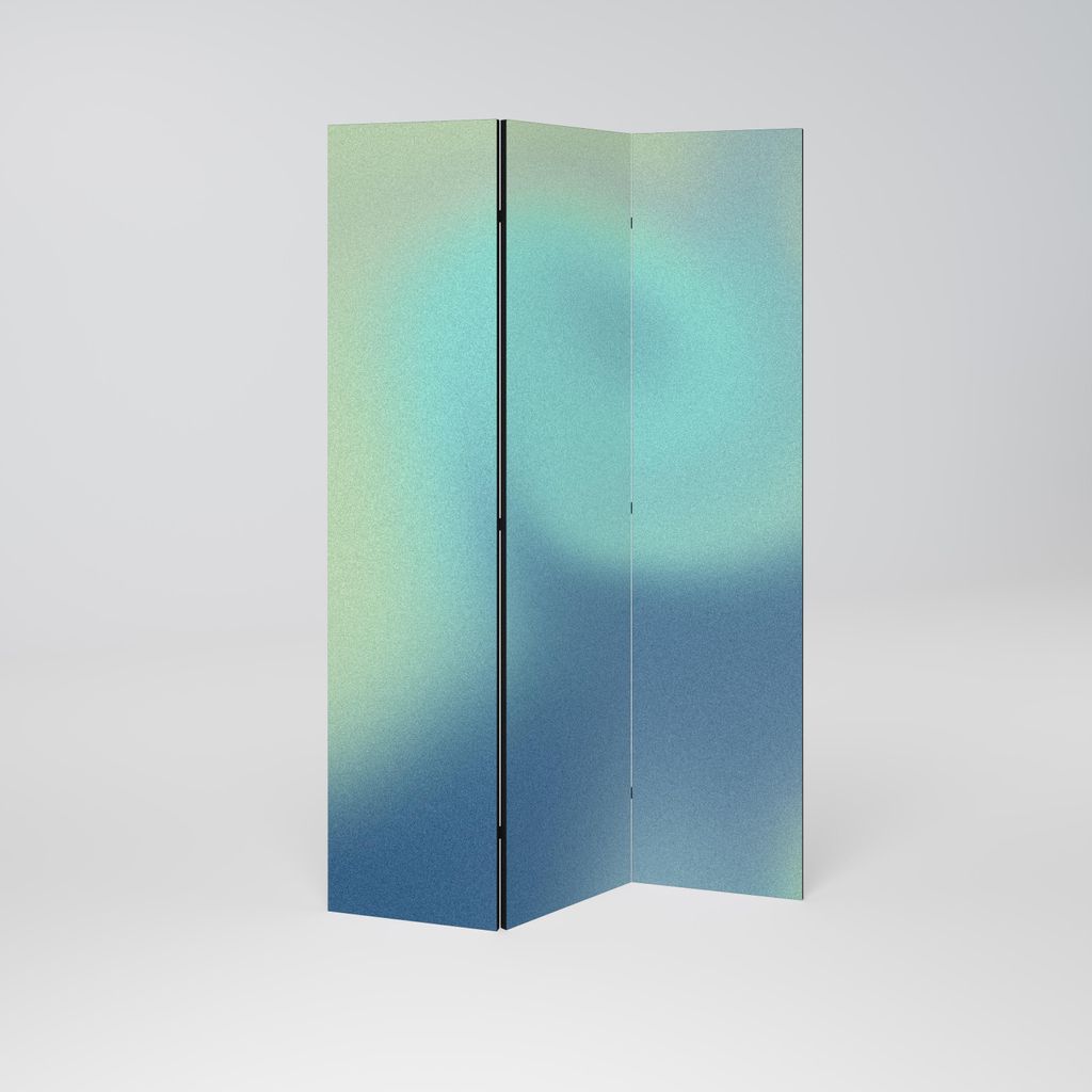 SpaceRebels Paravent Raumteiler - 3-teilig Raumtrenner, Druck 2-Seite - Raumtrenner - Trennwand Wohnung - Room Divider - Spanische Wand Deko Modern...