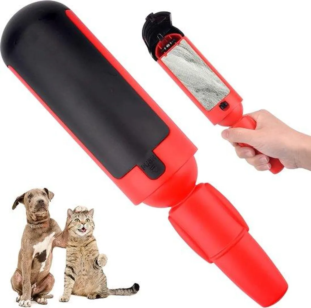 Rouleau anti-poils haut de gamme haute adhérence pour poils de chat Noir