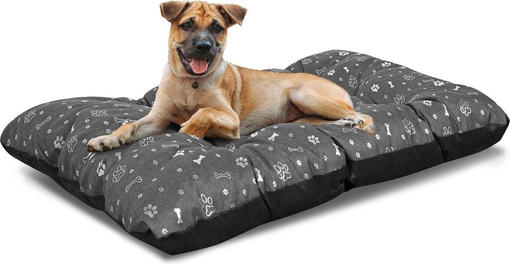 Coussin pour lit de chien PRESTIGE 120x80 cm imperméable os Image du produit 