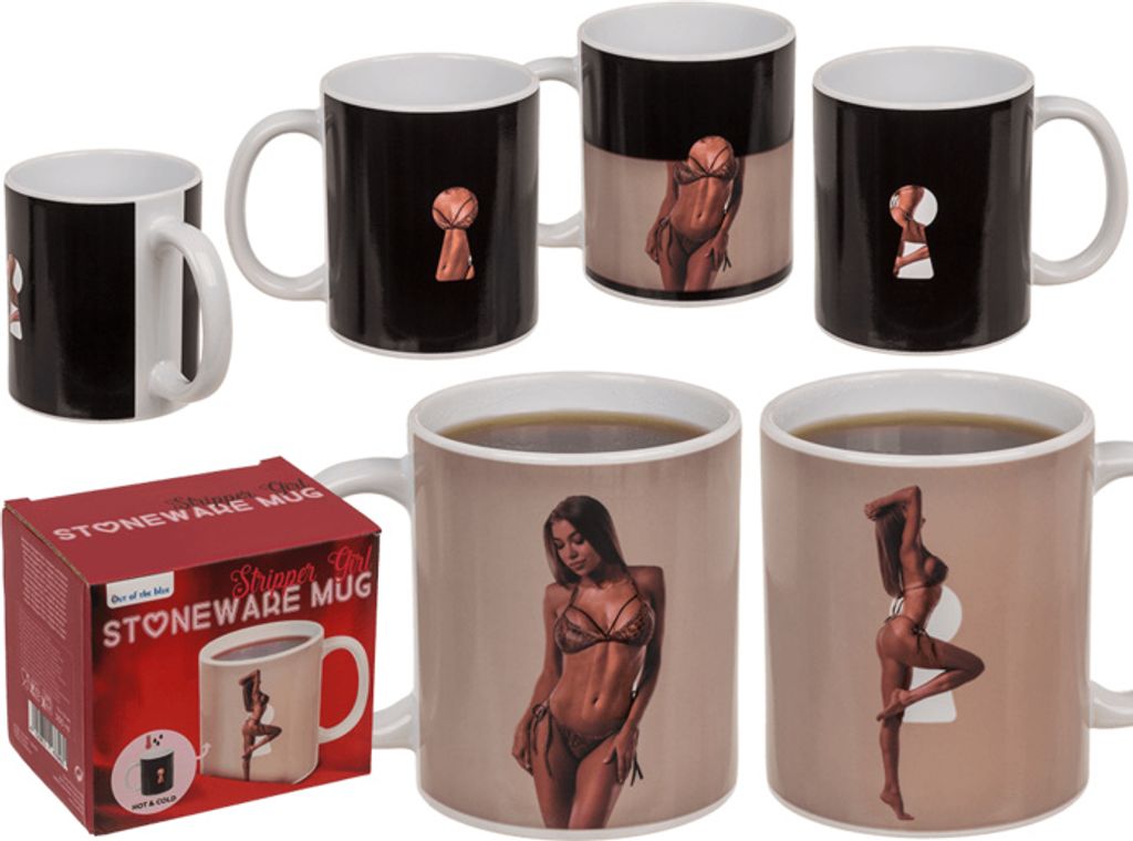 Stripper Girl Tasse à café avec effet de chaleur Image du produit 