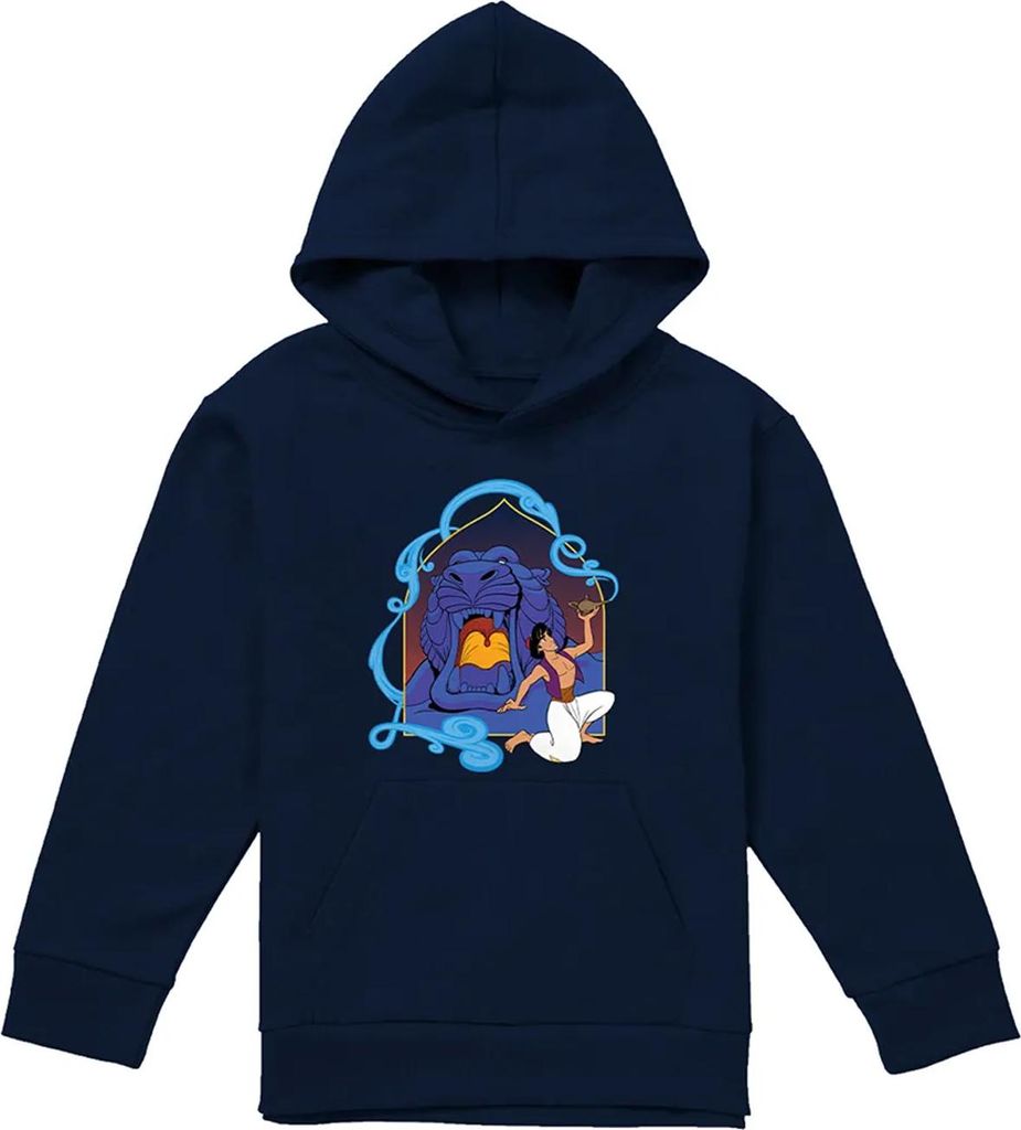 Aladdin - "At The Cave Of Wonders" Hoodie zum Überziehen für Kinder TV22849 (116) (Marine)