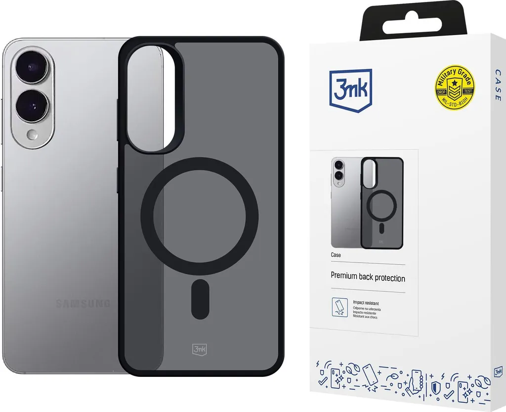 Cover Samsung S25 Edge 3Mk Smoke Magcase: Pronta a Tutto con Stile