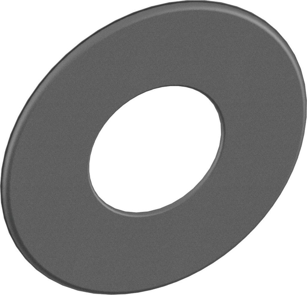 Ø 120 mm Ofenrohr Wandrosette - 85 mm - gussgrau