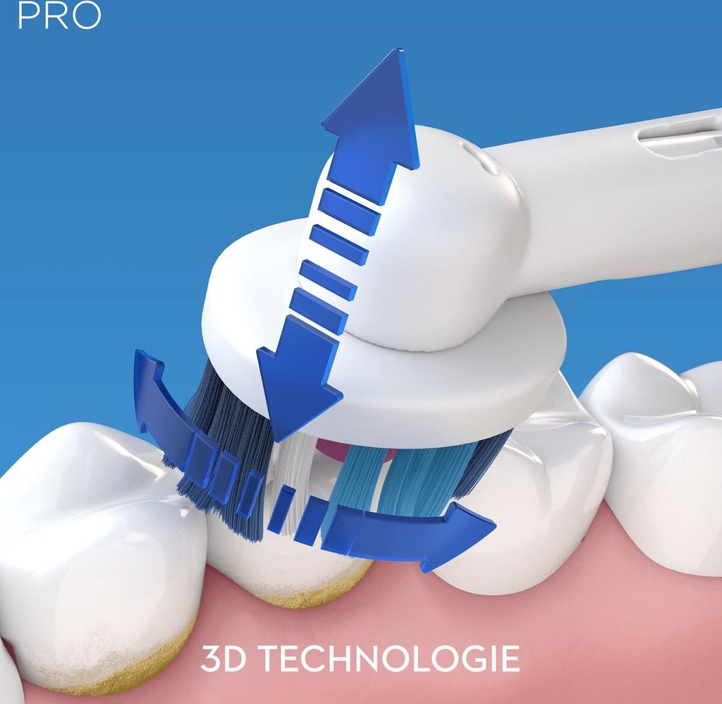 Oral-B Elektrische Zahnbürste PRO 700 weiß/blau Produktbild 17