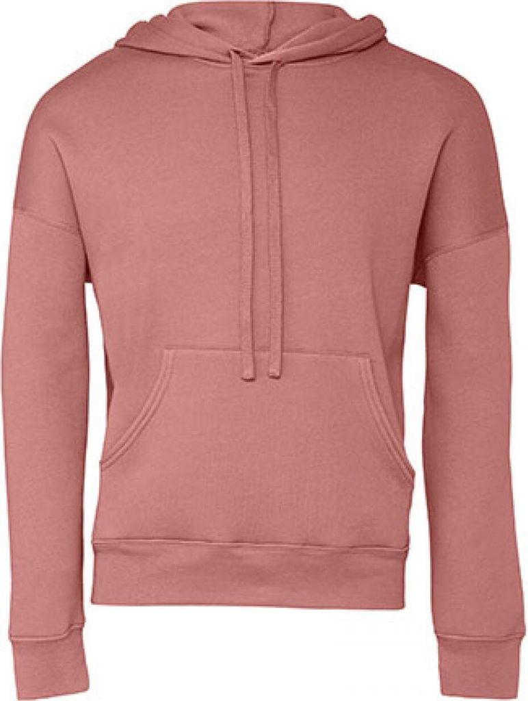Canvas 3729 | Uni Sponge Fleece Pullover DTM Hoodie XS bis 2XL - Farbe: Mauve (Solid) - Größe: XL