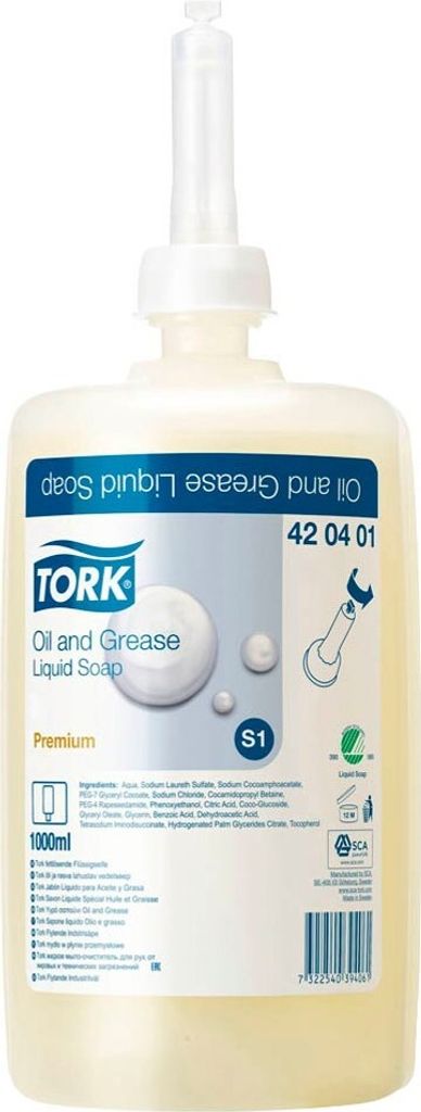 6x TORK 420401 Sapone liquido industriale Premium da 1,0 Immagine del prodotto 