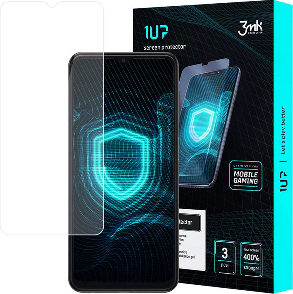3mk Display Schutzfolie 1UP für Samsung Galaxy A13 4G transparent Gaming (3 Stück)