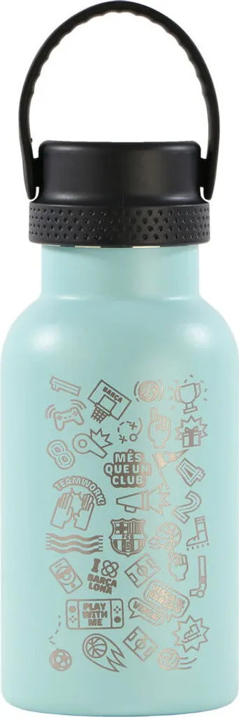 Regalo Originale FC Barcelona: Borraccia Thermos Acciaio Inox Blu Rosso