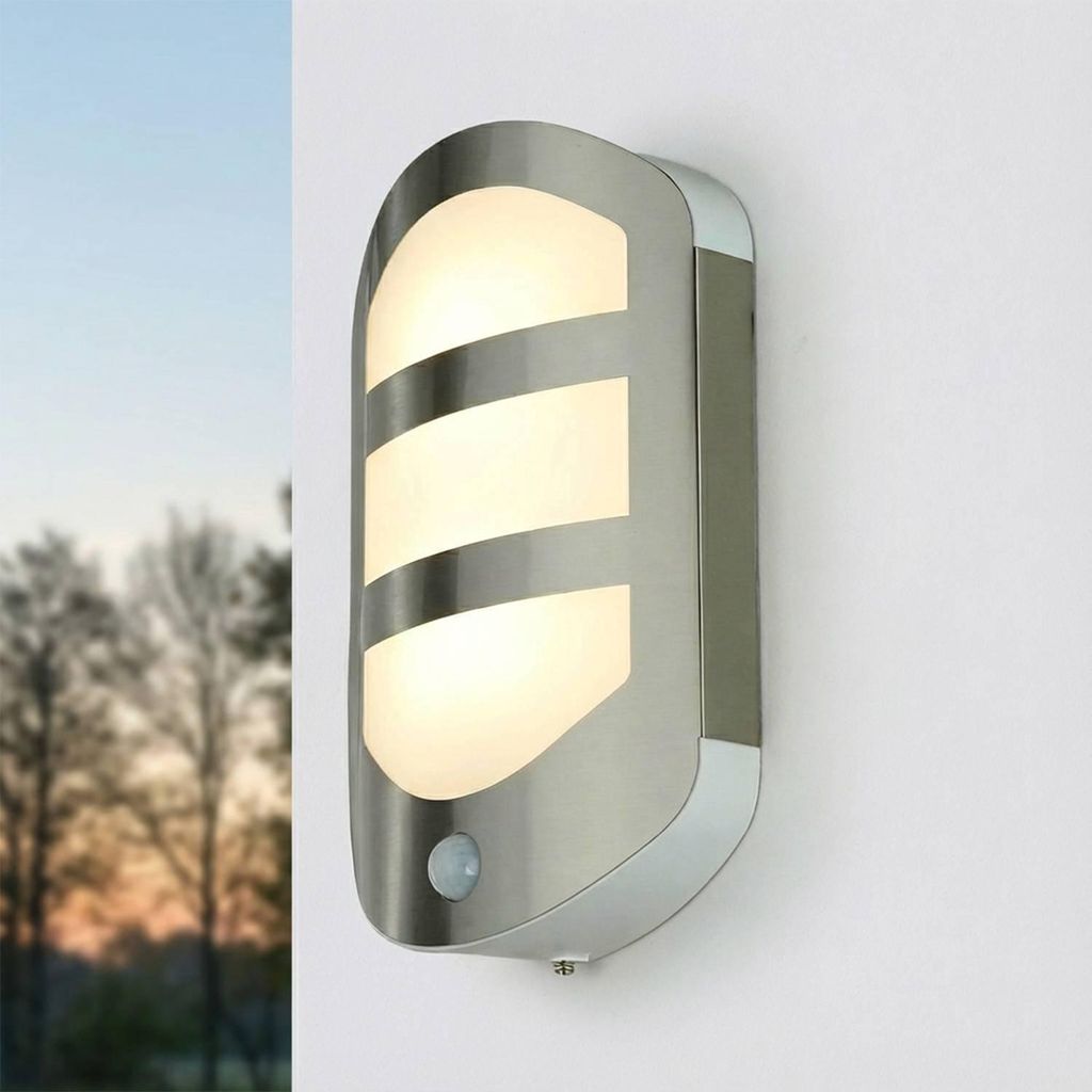 LED Außenwandleuchte Edelstahl außenleuchte mit Produktbild 