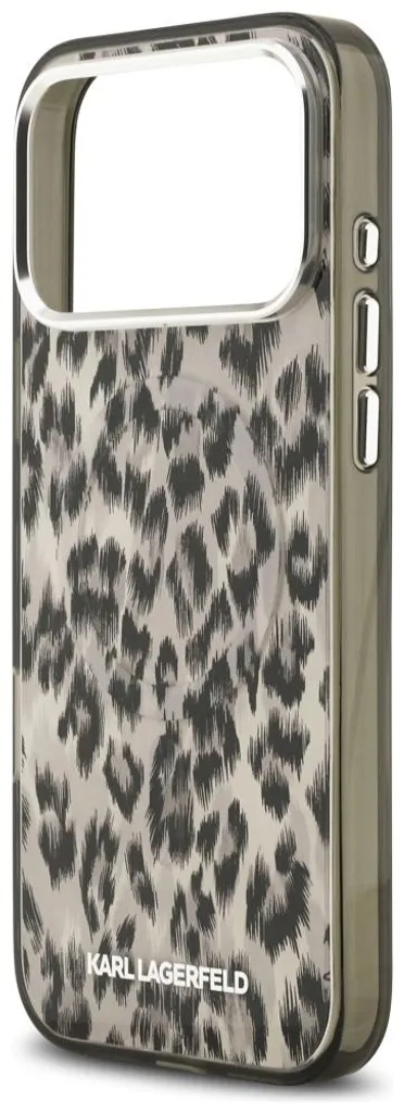 Protection iPhone 17 Pro Max Karl Lagerfeld Léopard - Accessoire Chic