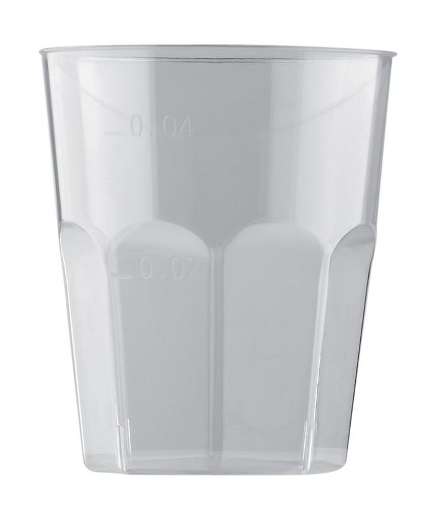 50 Mehrweg Schnapsgläser Likörglas Schnaps Becher transparent 20 -40 ml 4cl Wiederverwendbar Kunststoff Shot