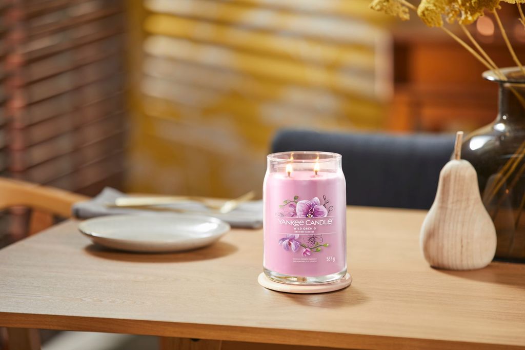 Yankee Candle Duftkerze Large - mit 2 Dochten - Wild Orchid Produktbild 