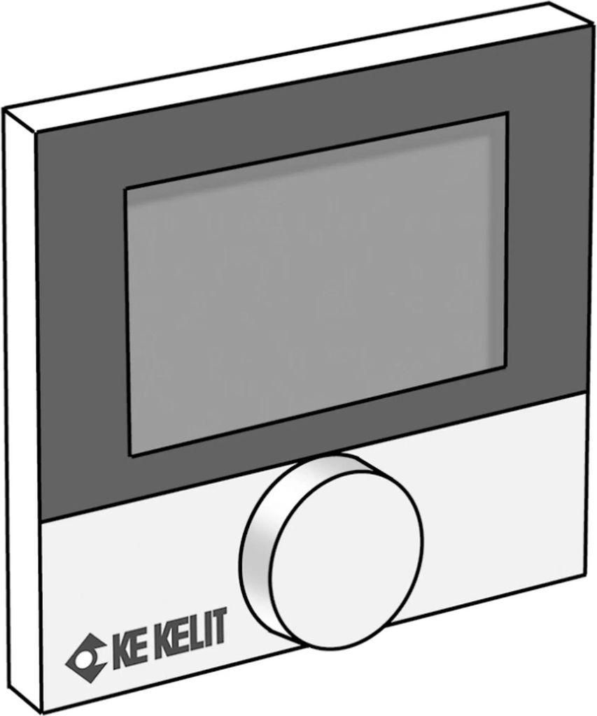 KE Kelit KM690D, KELOX, Raumthermostat, Digital-Standard, Produktbild 