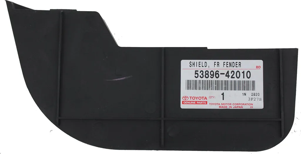 Déflecteur de roue Toyota RAV4 53896-42010 pour réparation aile gauche