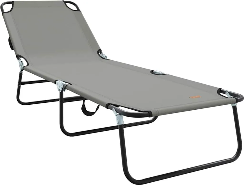 Arredo Giardino vidaXL: Set 2 Lettini Moderni Grigio Antracite - 4