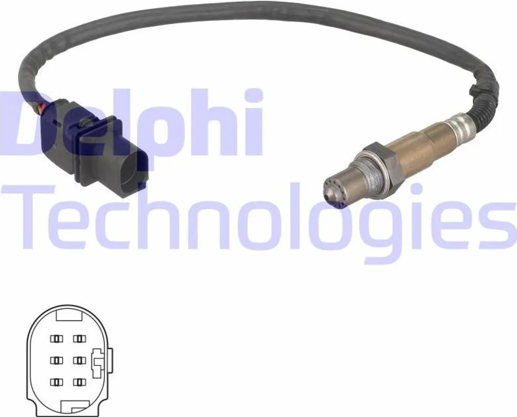 Sonde Lambda Delphi 2269000Q1C Haute Résistance pour Qashqai et NV200