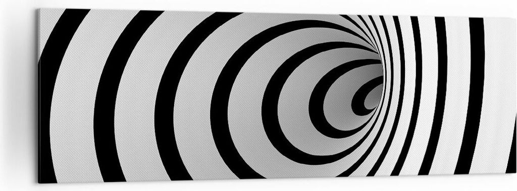 Bild auf Leinwand - Leinwandbild - Spirale abstrakt komposition - 160x50cm - Wand Bild - Wanddeko - Leinwanddruck - Bilder - Kunstdruck - Wanddekor...