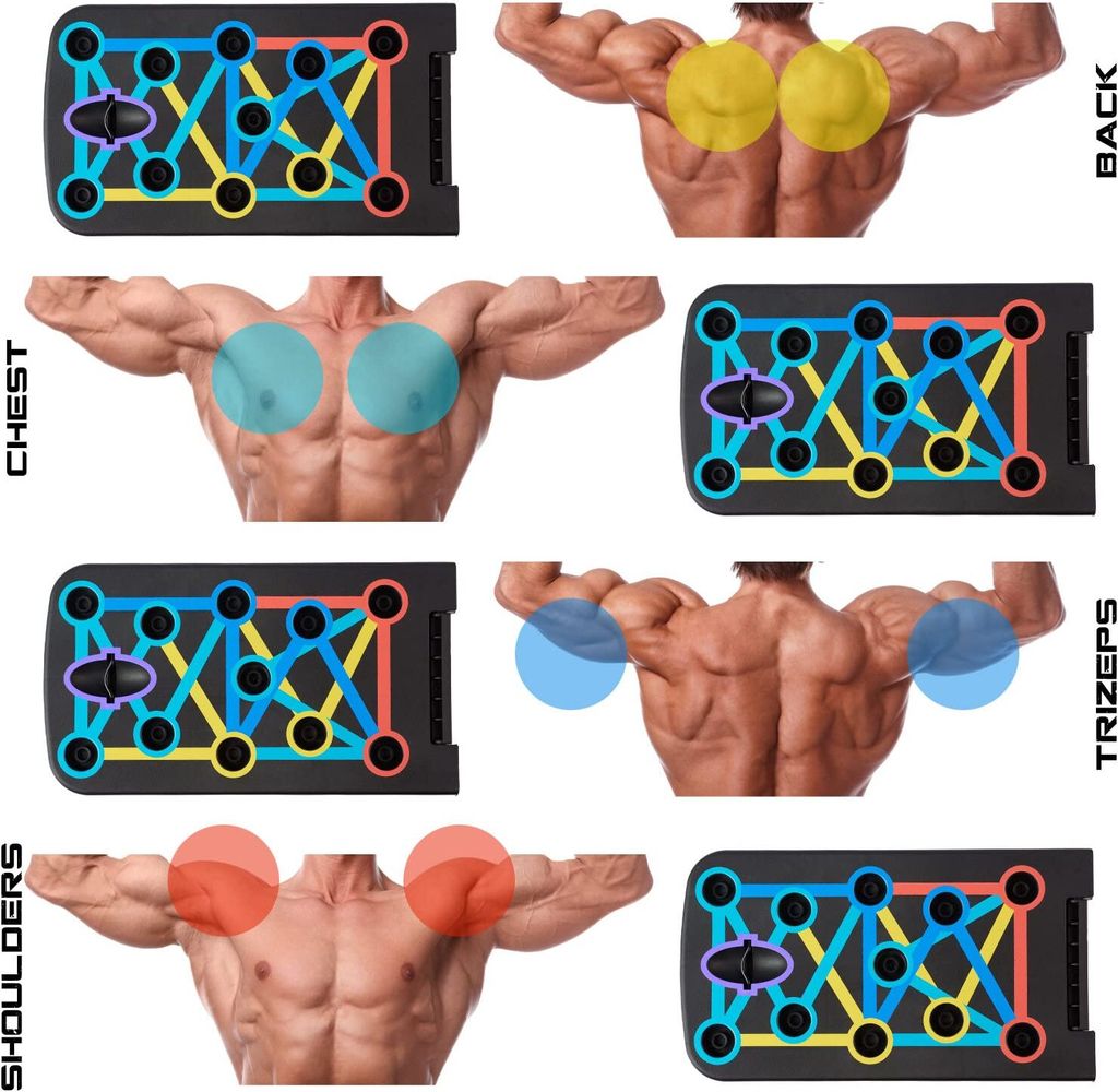 Body & Mind® Push-Up Liegestütz-Brett; Faltbares Produktbild 8