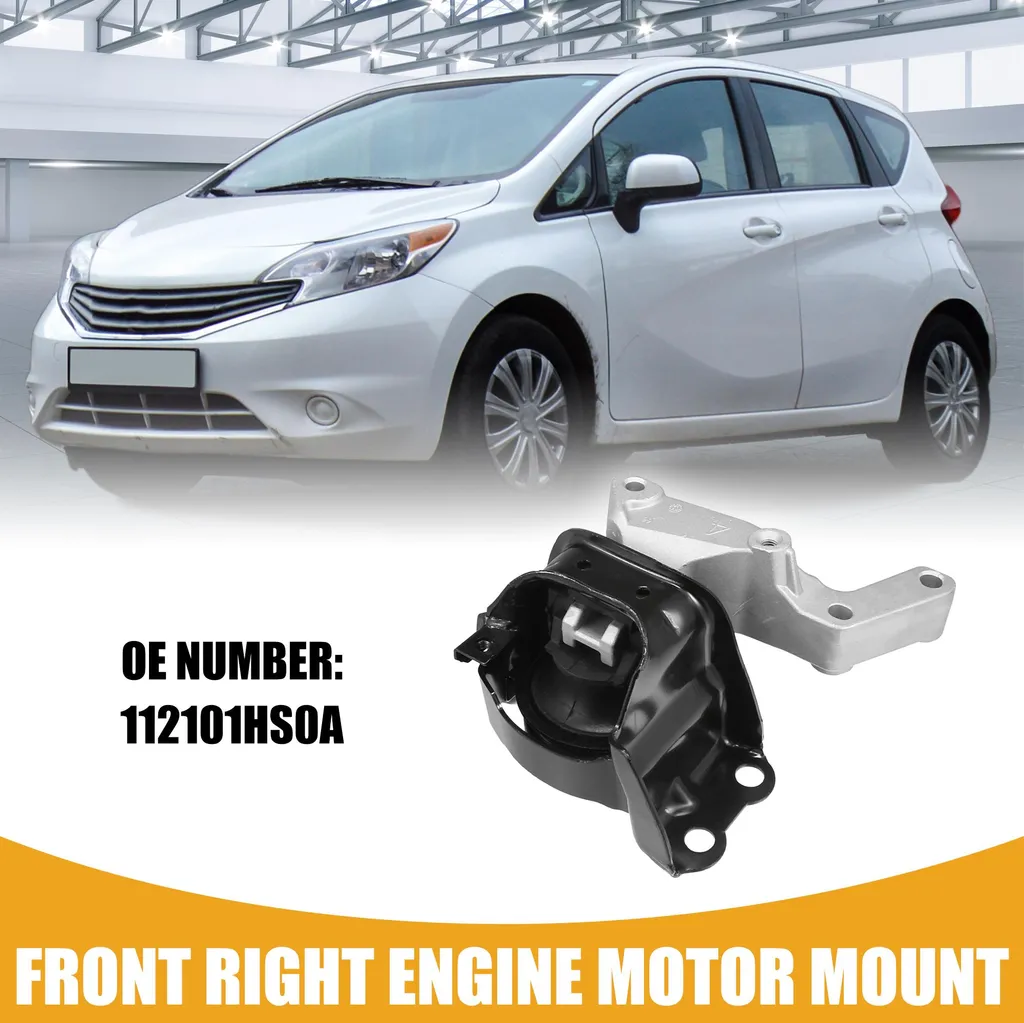 Support de Couple Avant Droit en Métal Argent pour Nissan Versa 12-19