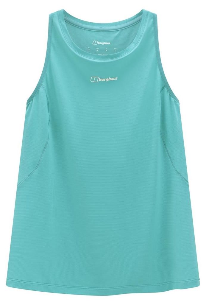 Bowburn Tech Vest - leichtes Trail-Tanktop für Damen - Berghaus, Farbe:Calgary Blue (LtBLU), Größe:UK 14 // DE 40