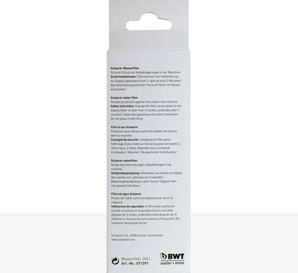 Filtre à eau Schaerer 4 x 200L - Anti-calcaire et Élimination du Chlore - 2