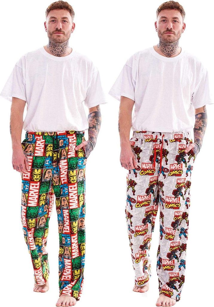 Marvel Avengers - Pantalon lounge pour homme (pack de 2) Image du produit 