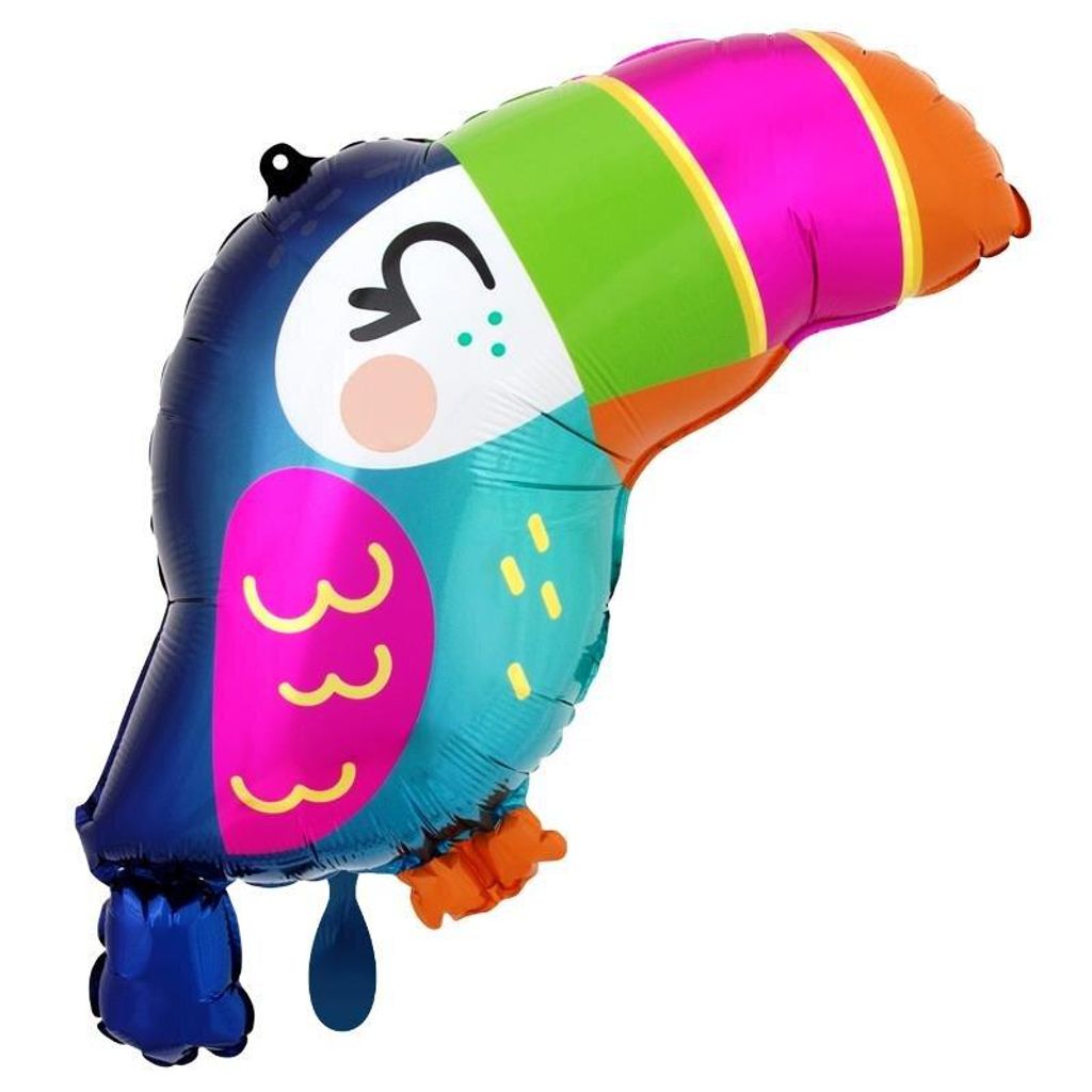 Folienballon - Ø 50cm - Tropical Toucan Tucan ungefüllt Anagram