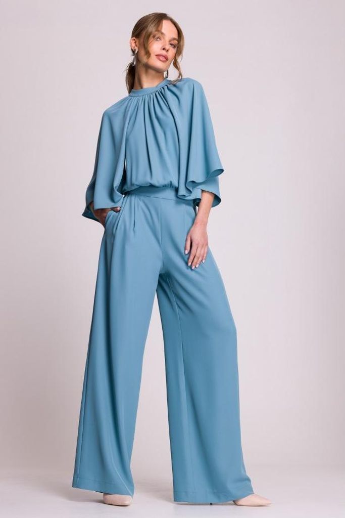 Stylove Jumpsuit für Frauen Besime S397 winterhimmel blau S