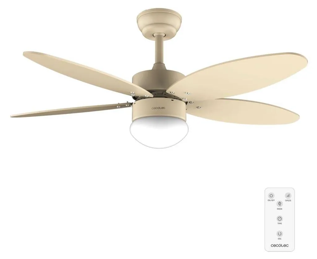 Ventilateur de Plafond avec Lampe 18W Cecotec Aero 4260 Jaune Design