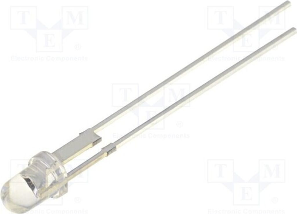 2x LED OSY6CA3131P LED Dioden THT 3mm 3mm gold 30° 22000÷25000mcd