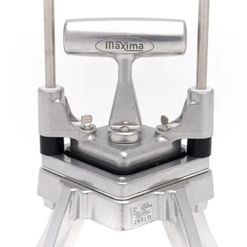 Coupe-frites Maxima inox robuste avec levier vertical haute précision
