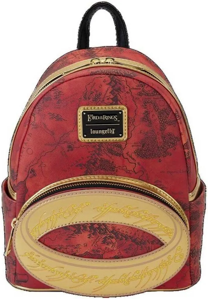 Mini-sac à dos The One Ring Loungefly avec Inscriptions de l'Anneau