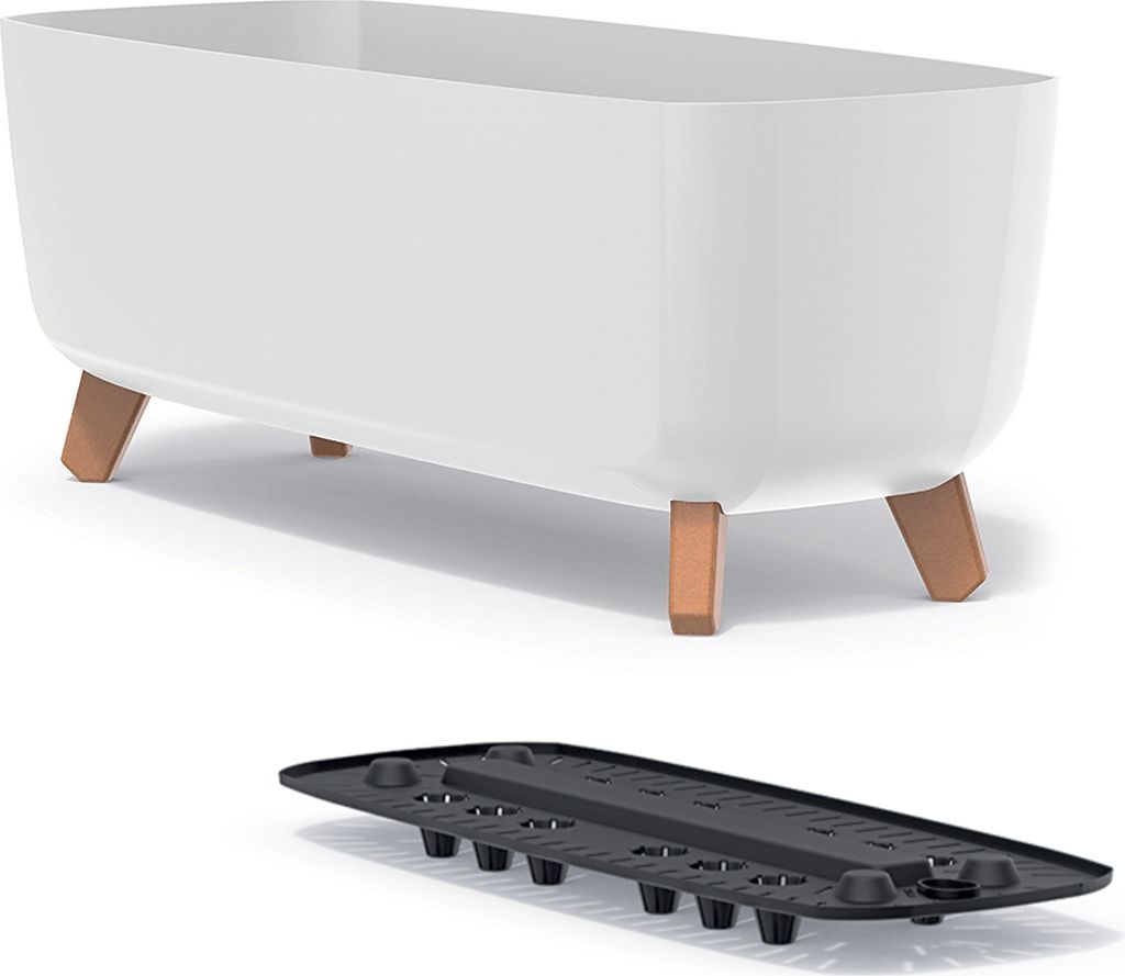nabbi Kunststoff-Pflanzgefäß auf Beinen DGCL600 58 cm - Produktbild 