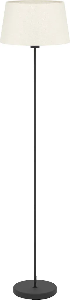 Lampadaire pour coin lecture Eglo FEBRES Noir Blanc E27 lumière douce